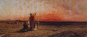 Francesco Peluso Evening Prayer oil painting on canvas